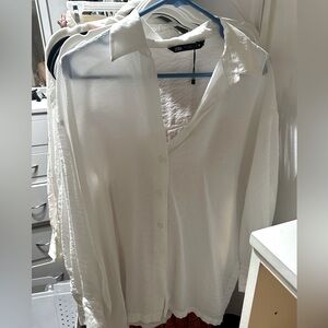 Women’s oversized button down